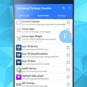 [up] 사전 설치된 무용지물 앱 비활성화 (삼성폰 전용, 노루팅, 기존 버전 삭제 후 설치할 것, Full) - BK Package Disabler Samsung v2.2.6.crk.LVL.Auto.Removed