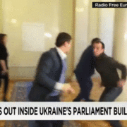 말로 안하는 우크라이나 국회