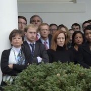 트럼프 당선 소식을 접한 백악관 직원들