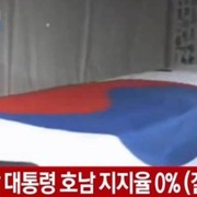 박근혜 호남 지지율