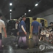 터널서 유치원생 21명 구한 
