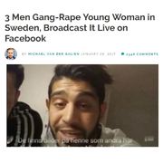 스웨덴 무슬림들 윤간 생중계
