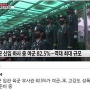 육군 신임 하사의 82.5%