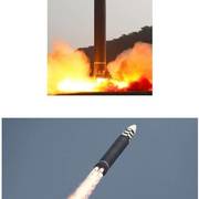 북한이 공개한 ICBM 발사 장면