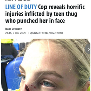 [혐주의] 영국 여자 경찰의 위엄