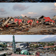 지진으로 피해본 인도네시아
