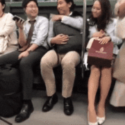 일본 지하철 웃기는 상황