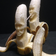 바나나로 만든 작품