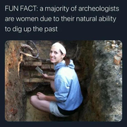 고고학자의 대부분이 여성인 이유