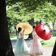 한국의 전통 우산 '지우산'